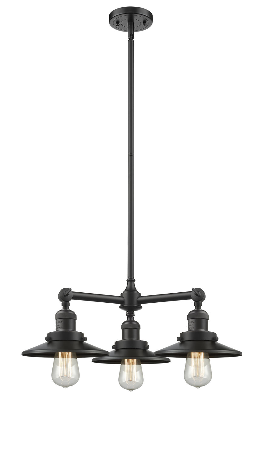 Innovations Franklin Restoration 207-OB-M5 Pendant Light - Oil Rubbed Bronze