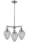 Innovations Franklin Restoration 207-SN-G165 Chandelier Light - Brushed Satin Nickel