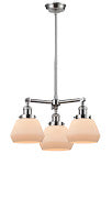 Innovations Franklin Restoration 207-SN-G171 Chandelier Light - Brushed Satin Nickel