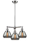 Innovations Franklin Restoration 207-SN-G173 Chandelier Light - Brushed Satin Nickel
