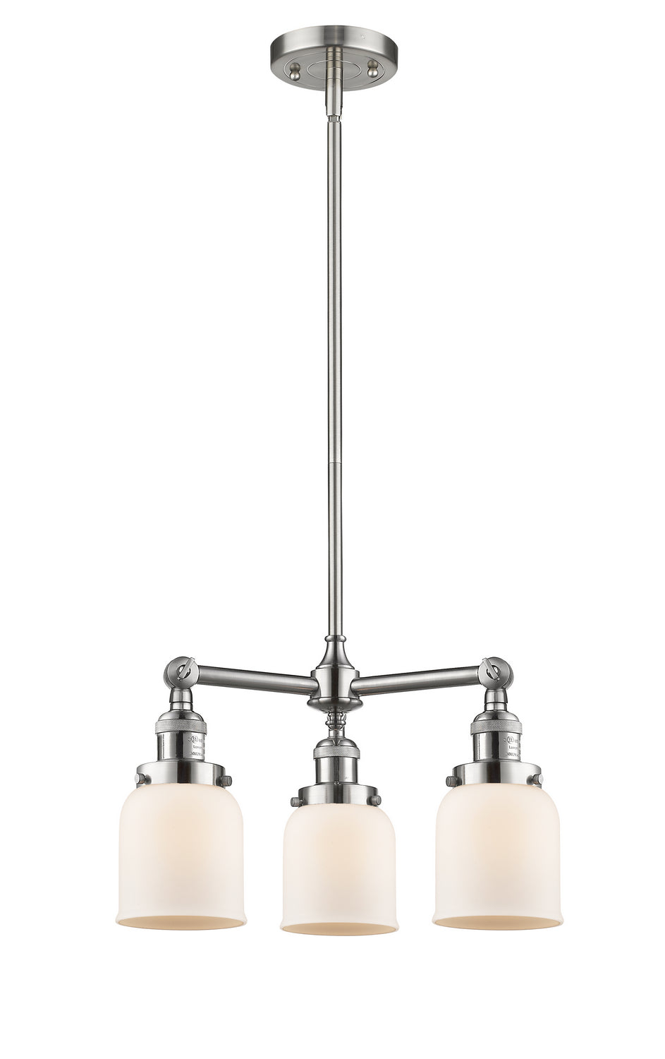 Innovations Franklin Restoration 207-SN-G51 Chandelier Light - Brushed Satin Nickel