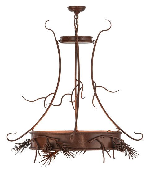 Meyda Tiffany Woodland Pine 81787 Pendant Light - Rust