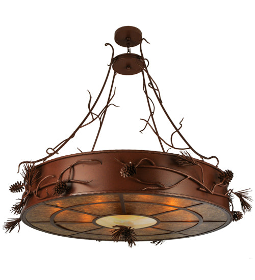 Meyda Tiffany Woodland Pine 81788 Pendant Light - Rust