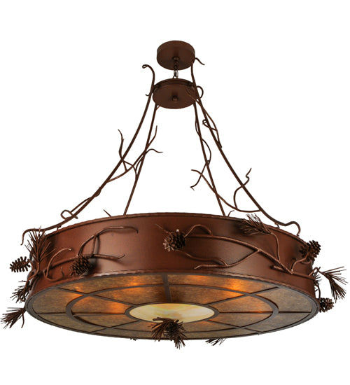 Meyda Tiffany Woodland Pine 81788 Pendant Light - Rust