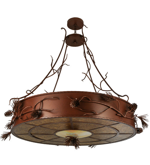 Meyda Tiffany Woodland Pine 81788 Pendant Light - Rust