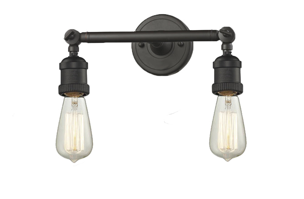 Innovations Franklin Restoration 208-OB Bath Vanity Light 11 in. wide - Oil Rubbed Bronze