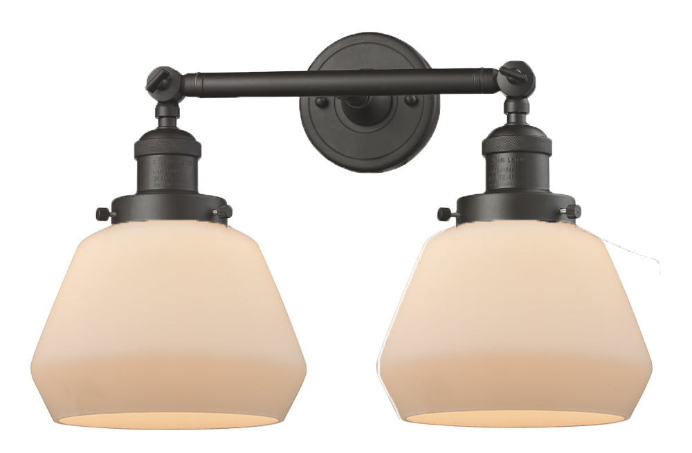 Innovations Franklin Restoration 208-OB-G171 Bath Vanity Light 17 in. wide - Oil Rubbed Bronze