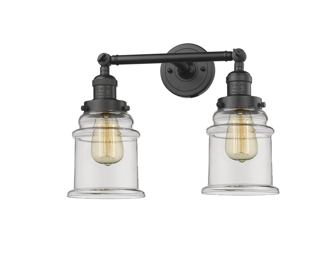 Innovations Franklin Restoration 208-OB-G182 Bath Vanity Light 17 in. wide - Oil Rubbed Bronze