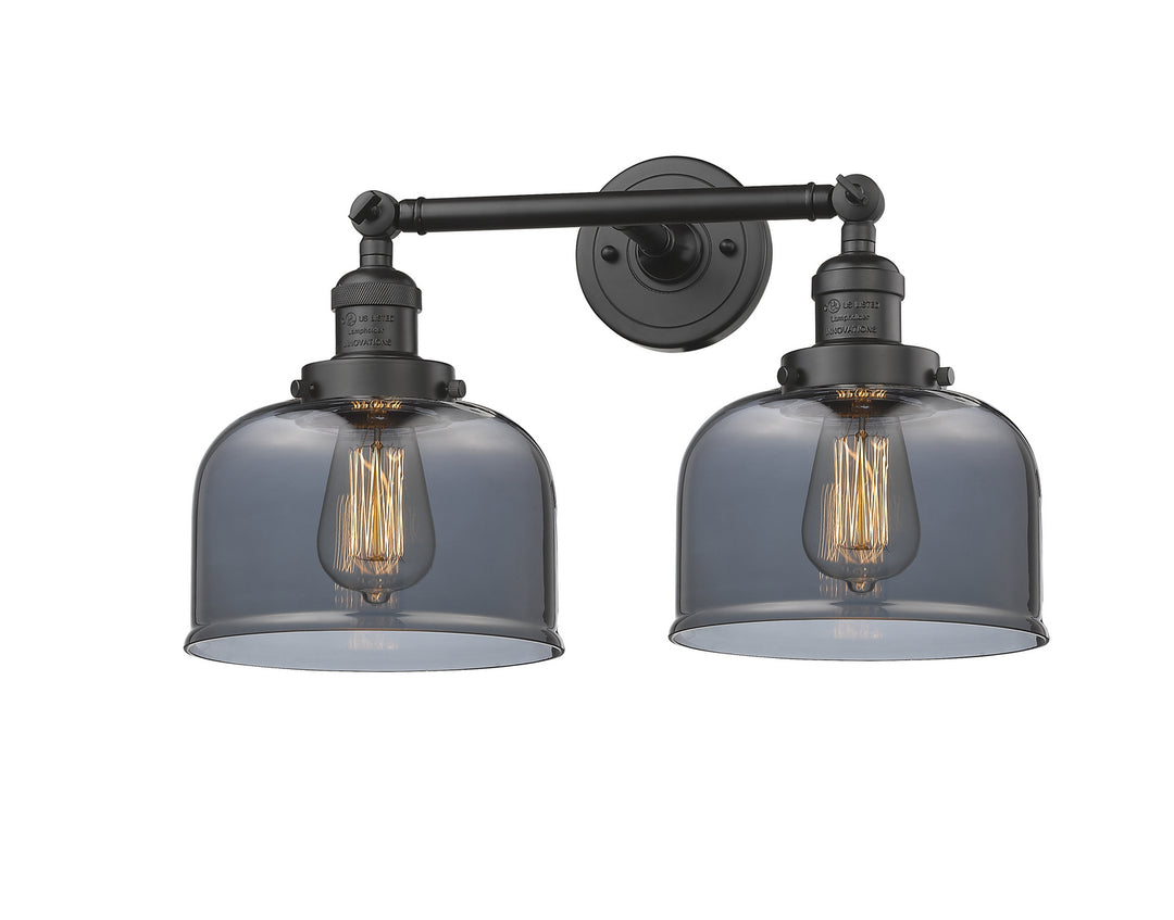 Innovations Franklin Restoration 208-OB-G73 Bath Vanity Light 19 in. wide - Oil Rubbed Bronze