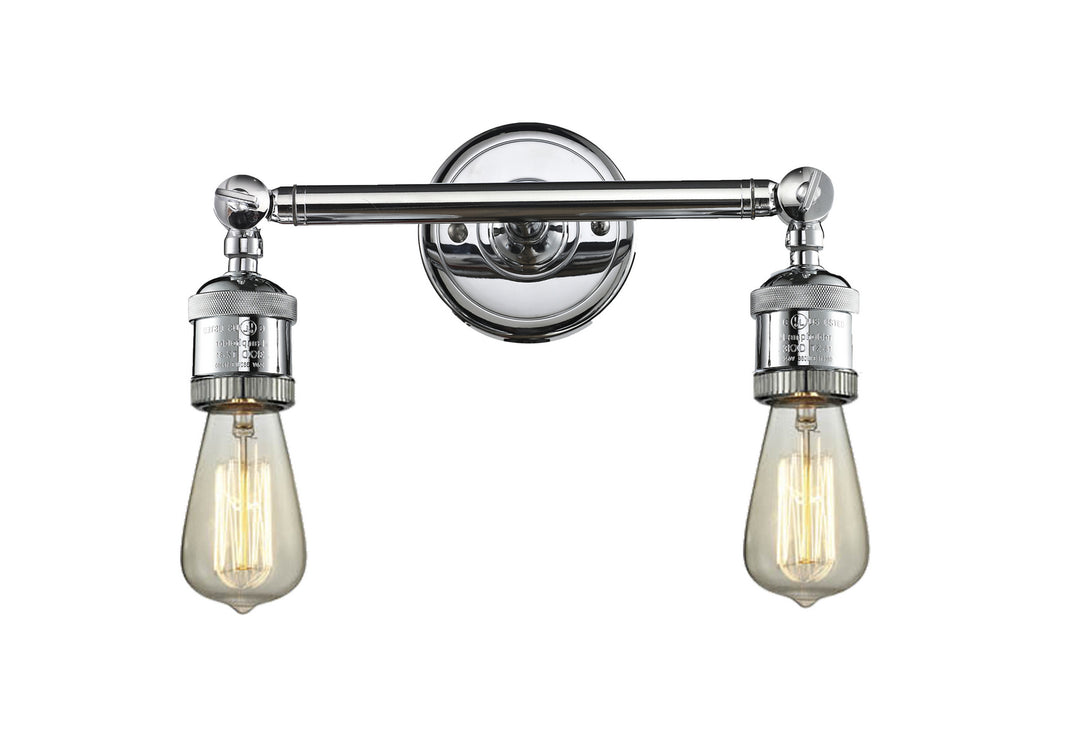 Innovations Franklin Restoration 208-PC Bath Vanity Light 11 in. wide - Polished Chrome