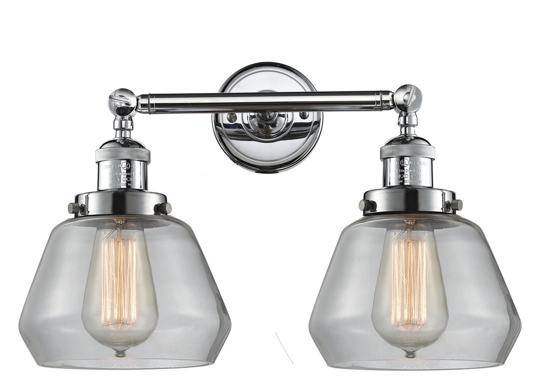 Innovations Franklin Restoration 208-PC-G172 Bath Vanity Light 17 in. wide - Polished Chrome