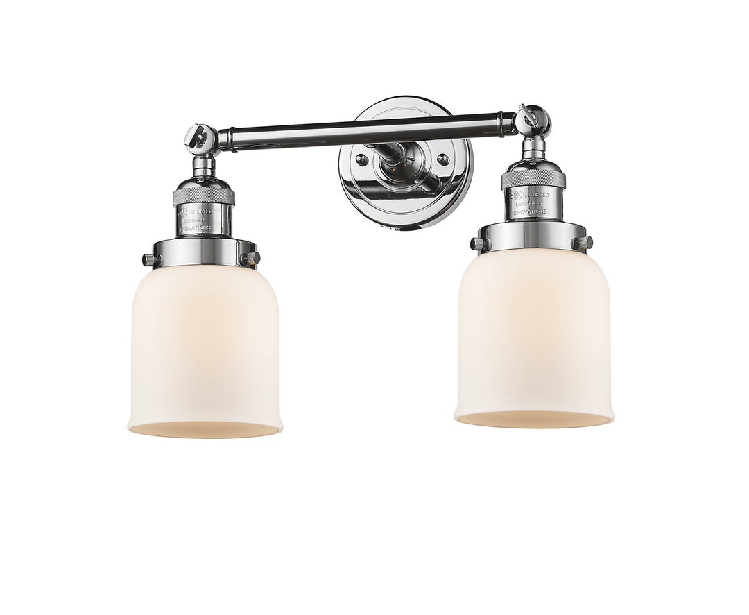 Innovations Franklin Restoration 208-PC-G51 Bath Vanity Light 16 in. wide - Polished Chrome
