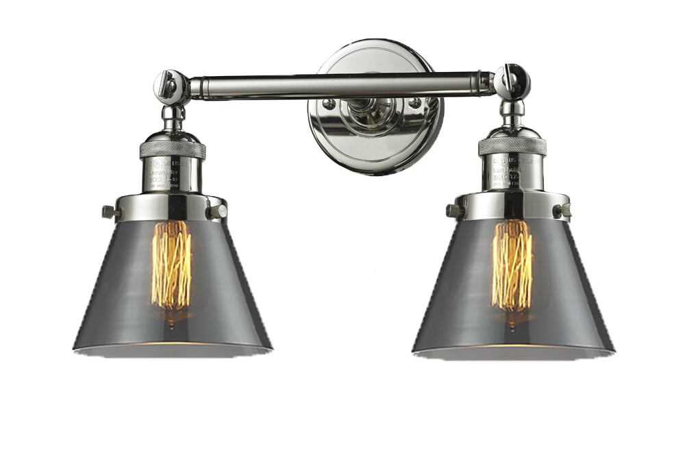 Innovations Franklin Restoration 208-PN-G63 Bath Vanity Light 16 in. wide - Polished Nickel