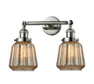 Innovations Franklin Restoration 208-SN-G146 Bath Vanity Light 16 in. wide - Brushed Satin Nickel