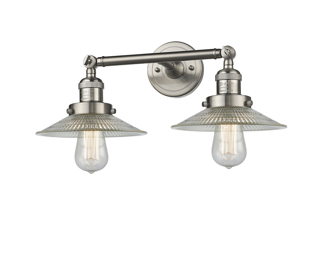 Innovations Franklin Restoration 208-SN-G2 Bath Vanity Light 18 in. wide - Brushed Satin Nickel