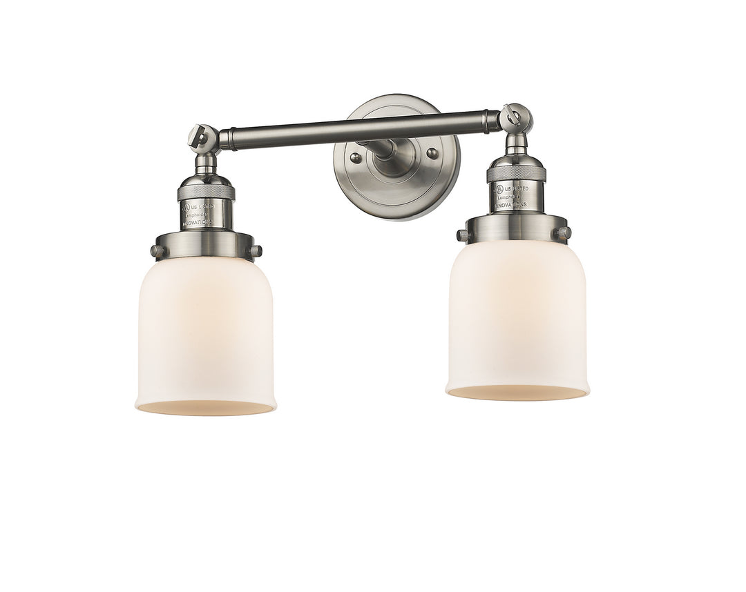 Innovations Franklin Restoration 208-SN-G51 Bath Vanity Light 16 in. wide - Brushed Satin Nickel