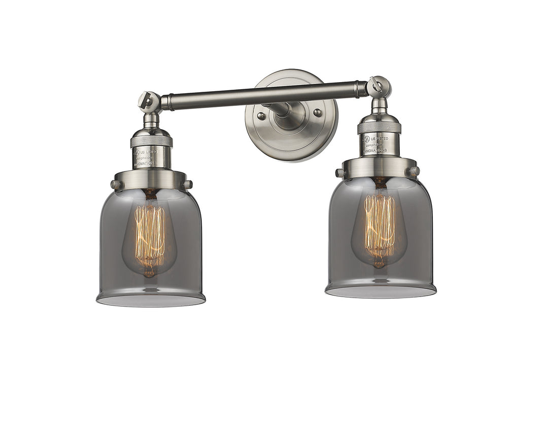 Innovations Franklin Restoration 208-SN-G53 Bath Vanity Light 16 in. wide - Brushed Satin Nickel