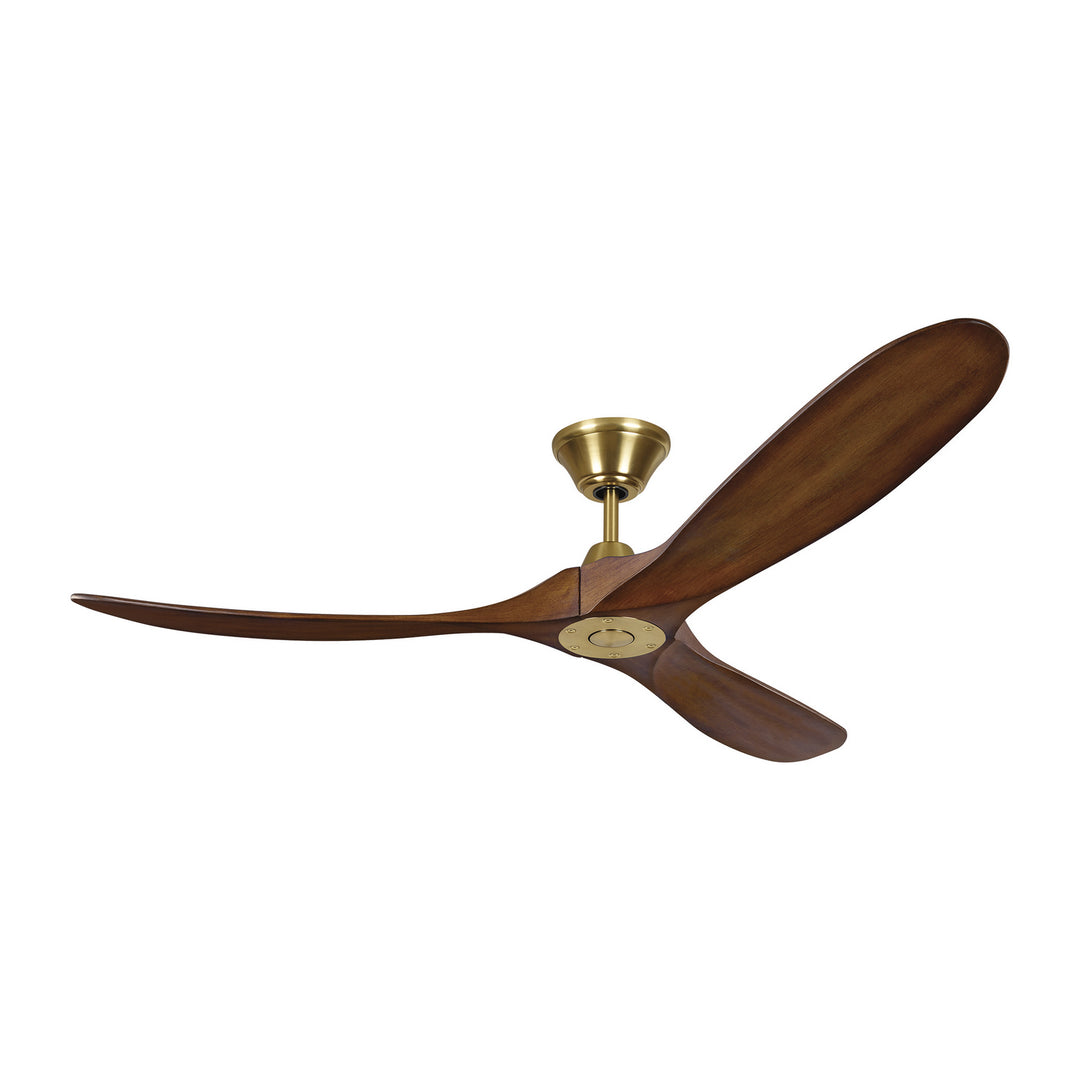 Visual Comfort Fan Maverick 60 3MAVR60BSKOA Ceiling Fan - Brushed Steel, Koa/Koa/