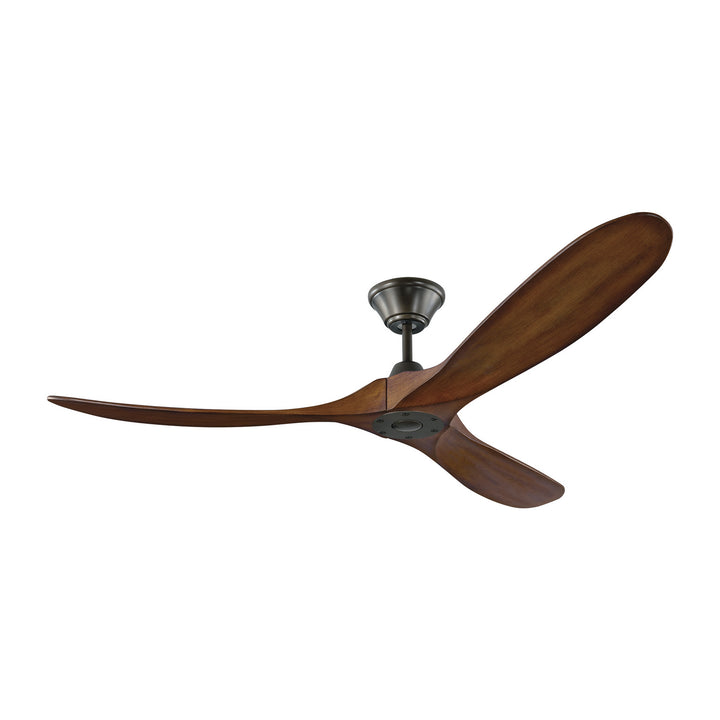 Visual Comfort Fan Maverick 60 3MAVR60BSKOA Ceiling Fan - Brushed Steel, Koa/Koa/