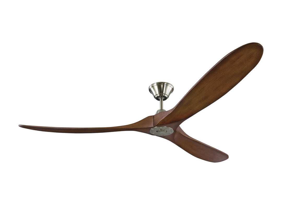 Visual Comfort Fan Maverick 70 3MAVR70BSKOA Ceiling Fan - Brushed Steel, Koa/Koa/