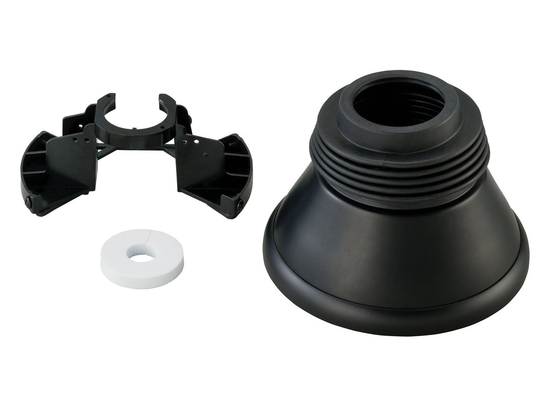 Visual Comfort Fan MCM95BK Minimalist Canopy Kit Slope Ceiling Canopy Kit Ceiling Fan Black