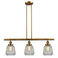 Innovations Franklin Restoration 213-BB-G142 Pendant Light - Brushed Brass