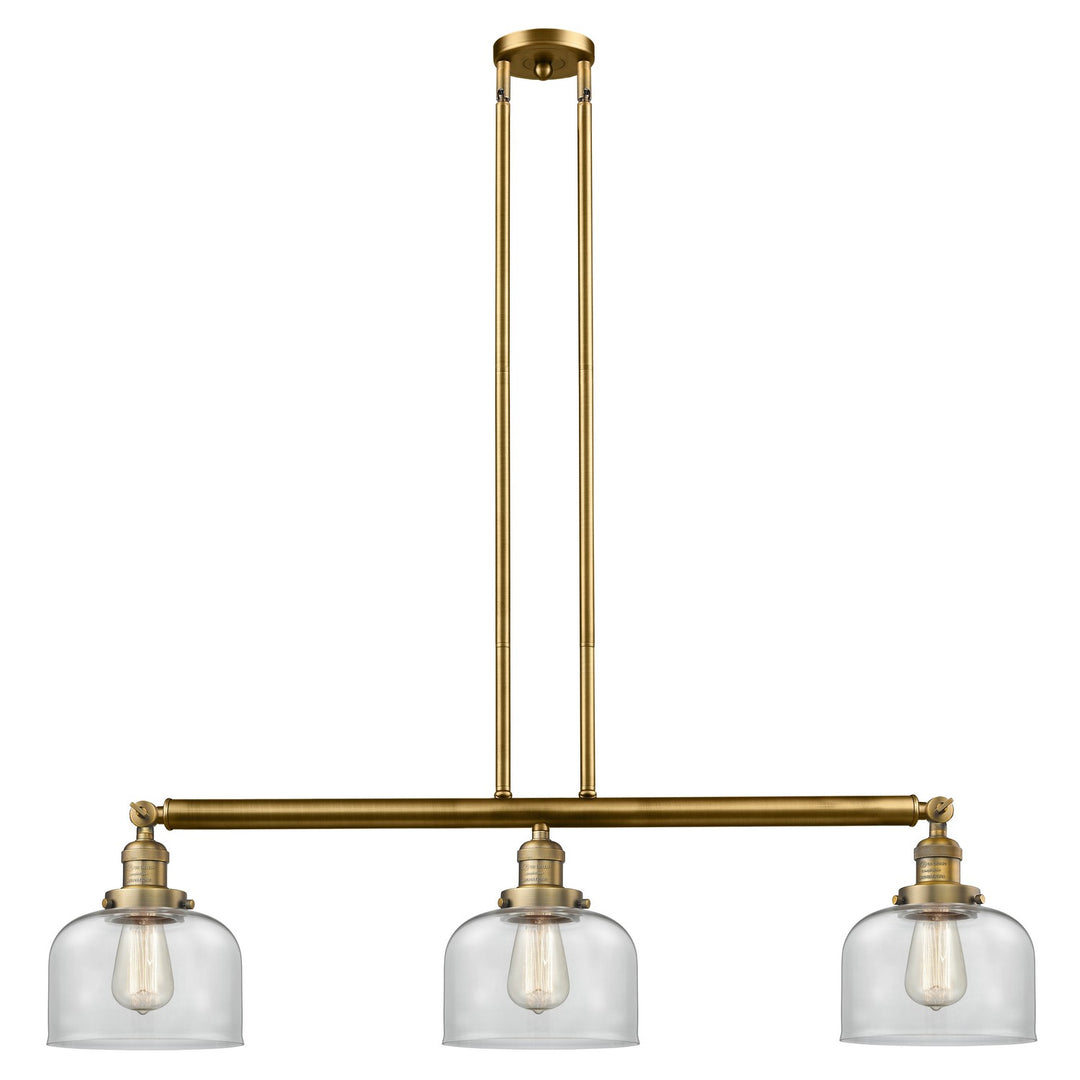 Innovations Franklin Restoration 213-BB-G72 Pendant Light - Brushed Brass