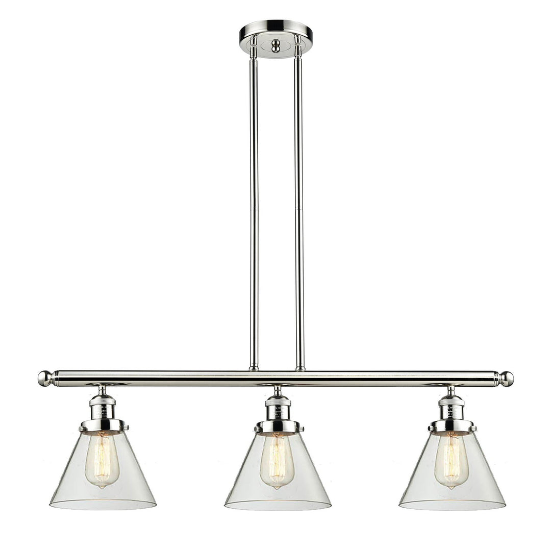 Innovations Franklin Restoration 213-PN-G42 Pendant Light - Polished Nickel