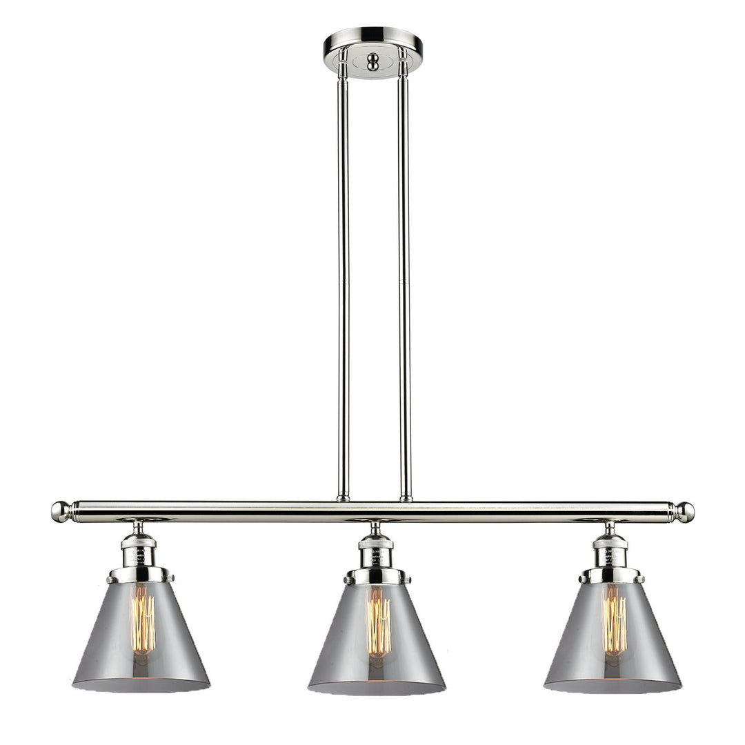 Innovations Franklin Restoration 213-PN-G43 Pendant Light - Polished Nickel