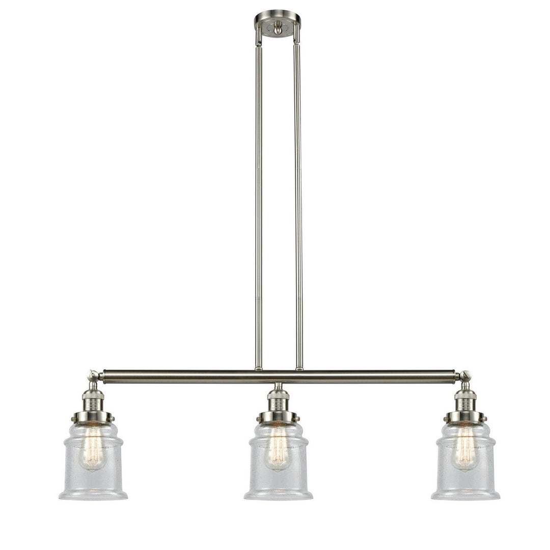 Innovations Franklin Restoration 213-SN-G184 Pendant Light - Brushed Satin Nickel