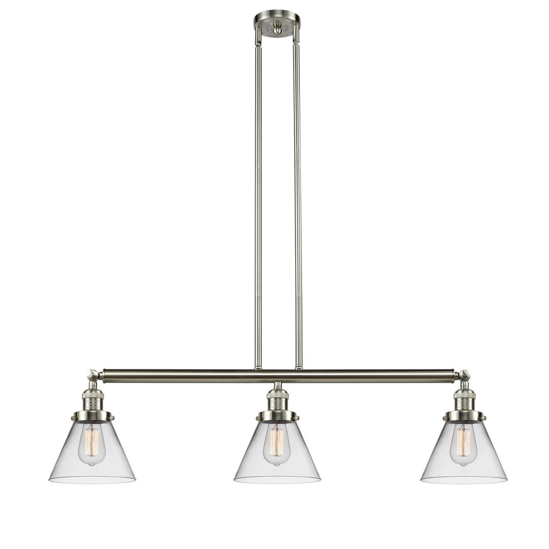 Innovations Franklin Restoration 213-SN-G42 Pendant Light - Brushed Satin Nickel