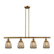 Innovations Franklin Restoration 214-BB-G146 Pendant Light - Brushed Brass