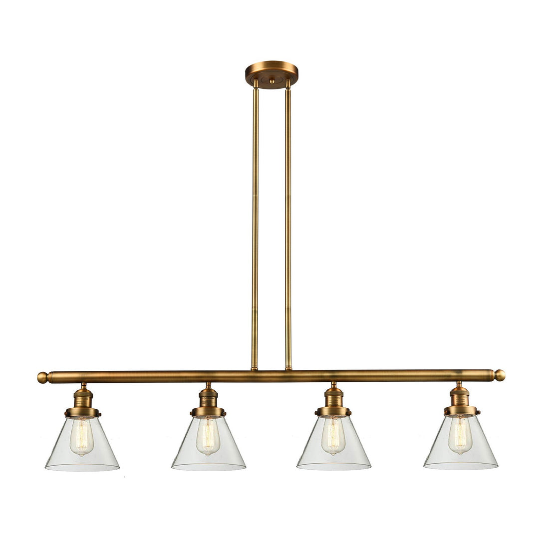 Innovations Franklin Restoration 214-BB-G42 Pendant Light - Brushed Brass