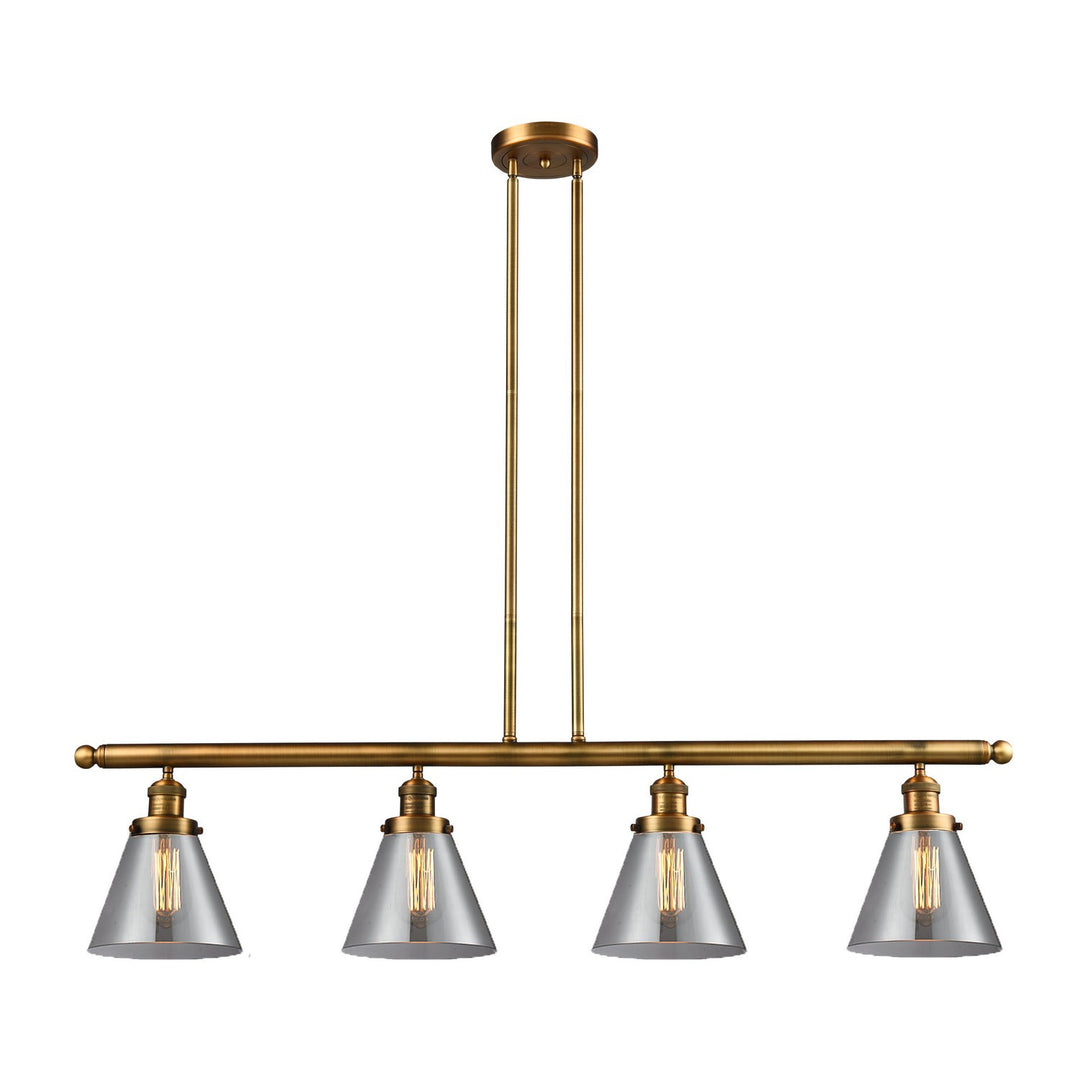 Innovations Franklin Restoration 214-BB-G43 Pendant Light - Brushed Brass