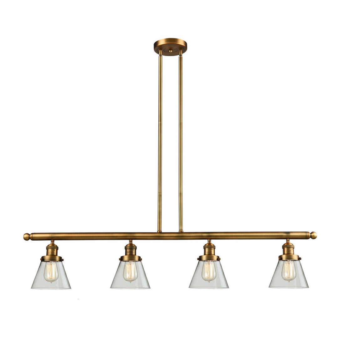 Innovations Franklin Restoration 214-BB-G62 Pendant Light - Brushed Brass