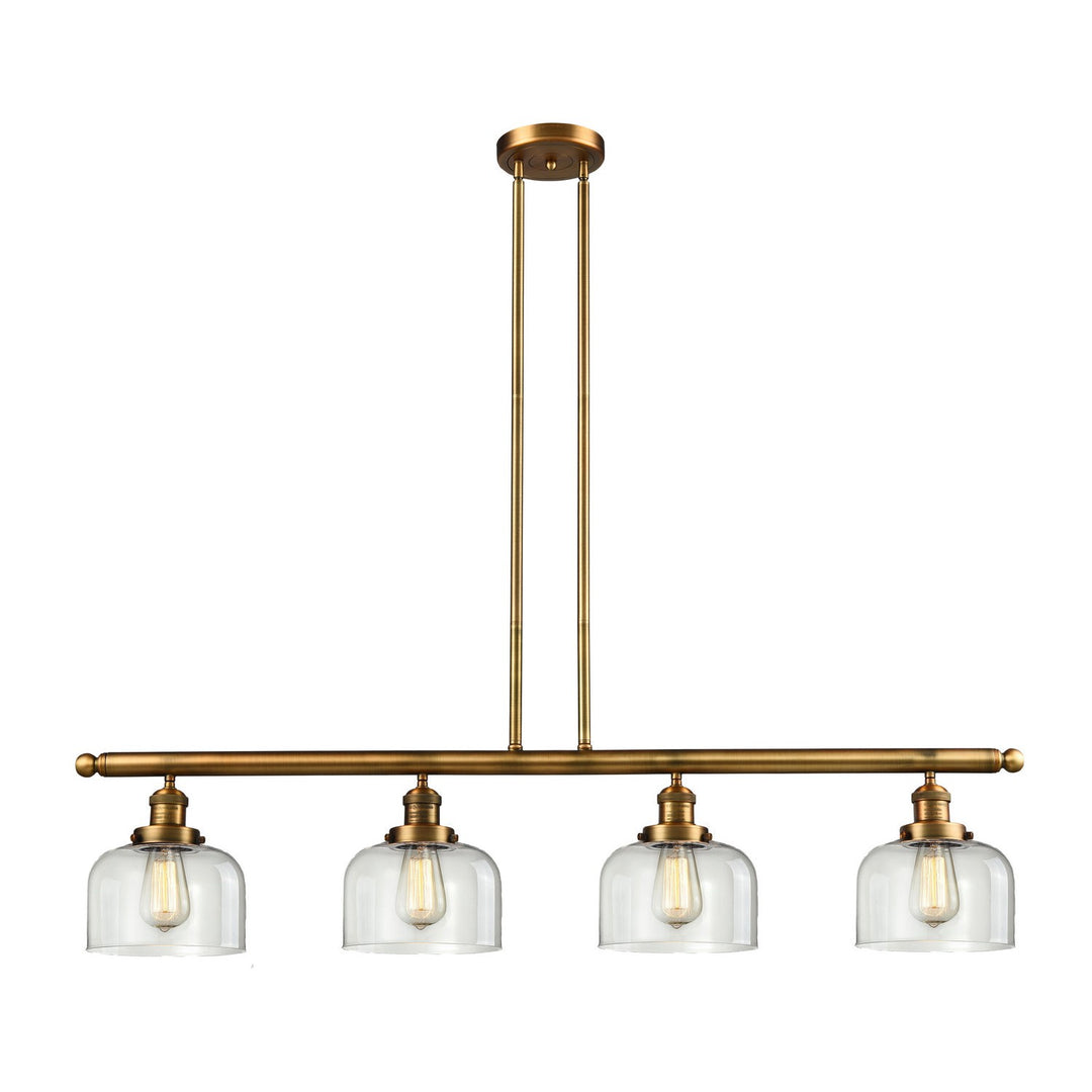 Innovations Franklin Restoration 214-BB-G72 Pendant Light - Brushed Brass