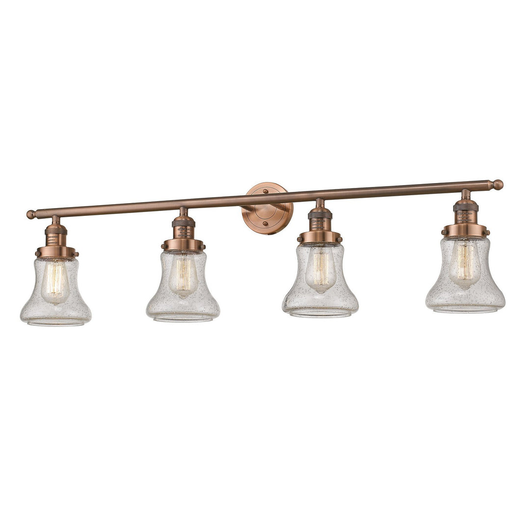 Innovations Franklin Restoration 215-AC-G194 Bath Vanity Light 43 in. wide - Antique Copper