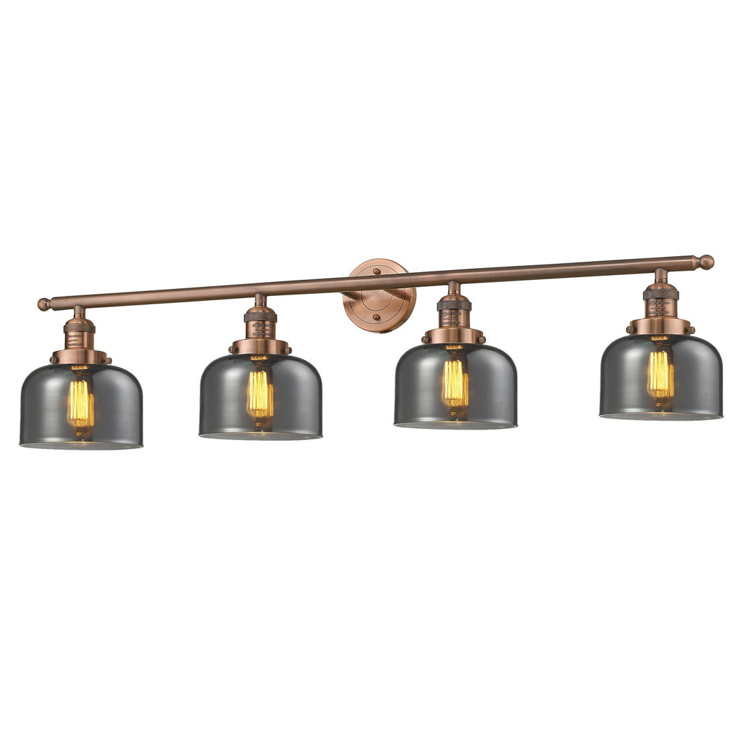 Innovations Franklin Restoration 215-AC-G73 Bath Vanity Light 44 in. wide - Antique Copper