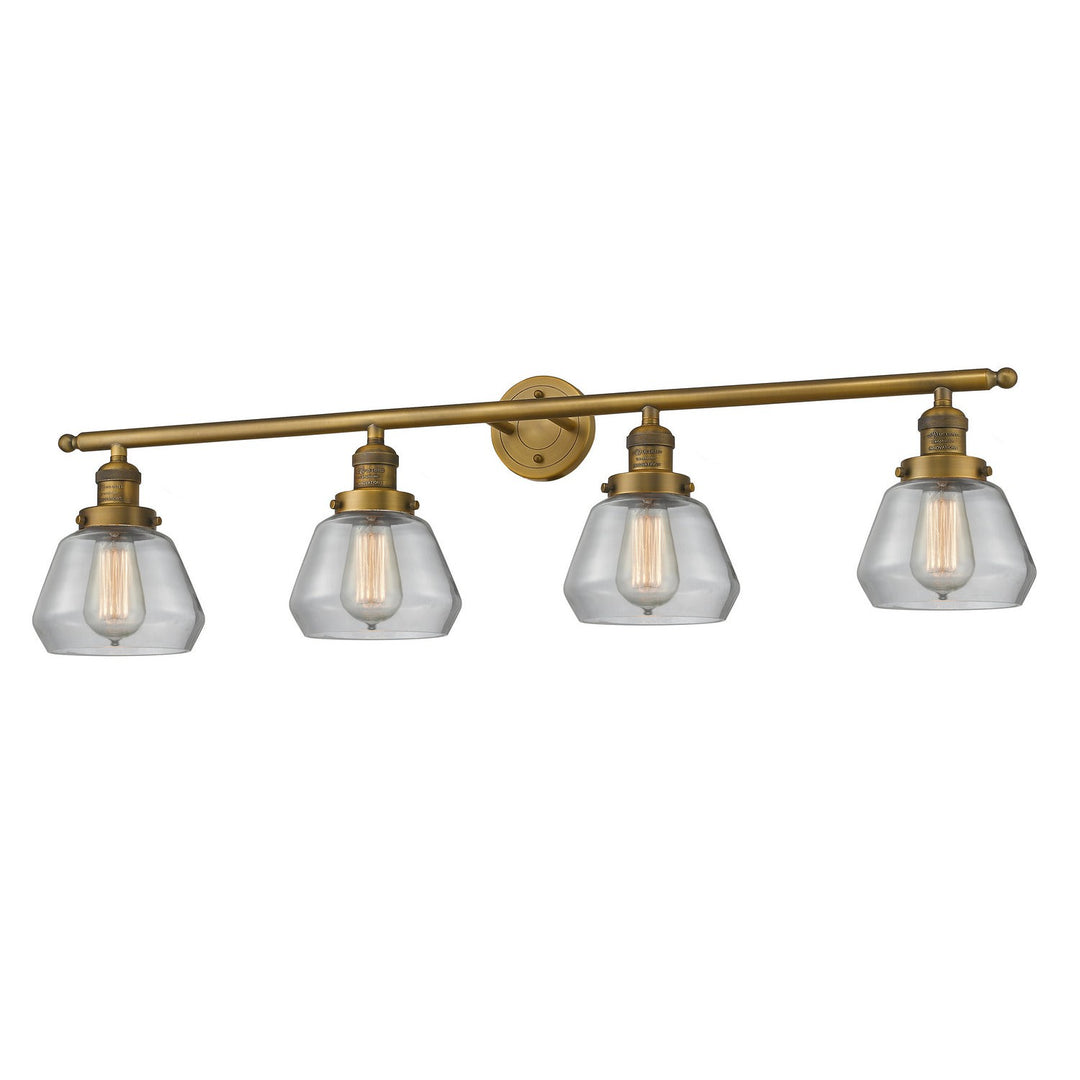 Innovations Franklin Restoration 215-BB-G172 Bath Vanity Light 43 in. wide - Brushed Brass