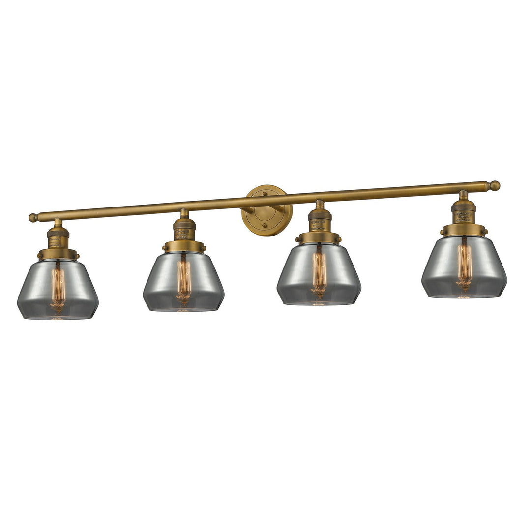 Innovations Franklin Restoration 215-BB-G173 Bath Vanity Light 43 in. wide - Brushed Brass