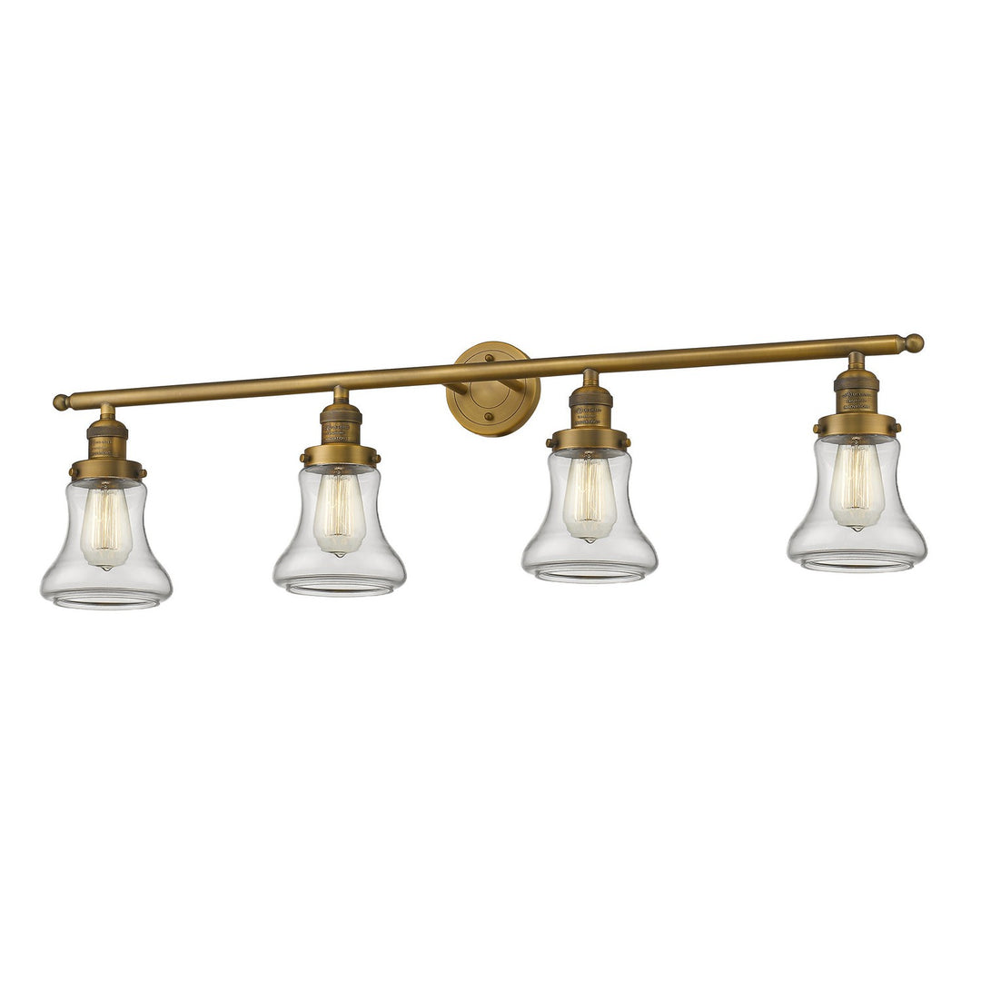 Innovations Franklin Restoration 215-BB-G192 Bath Vanity Light 43 in. wide - Brushed Brass