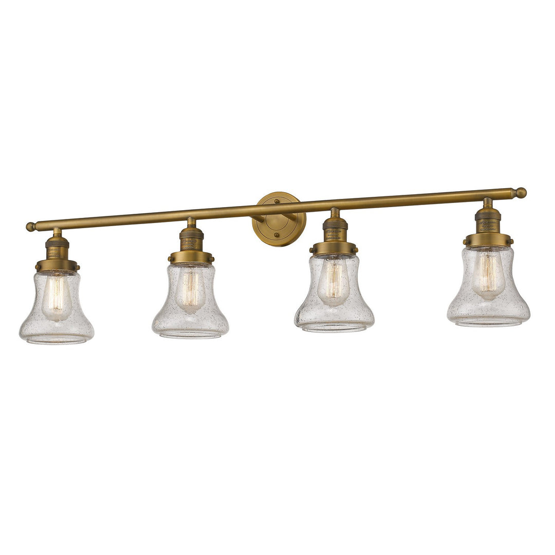 Innovations Franklin Restoration 215-BB-G194 Bath Vanity Light 43 in. wide - Brushed Brass