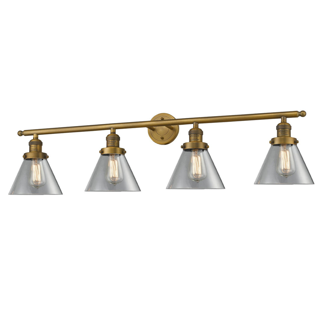 Innovations Franklin Restoration 215-BB-G42 Bath Vanity Light 44 in. wide - Brushed Brass