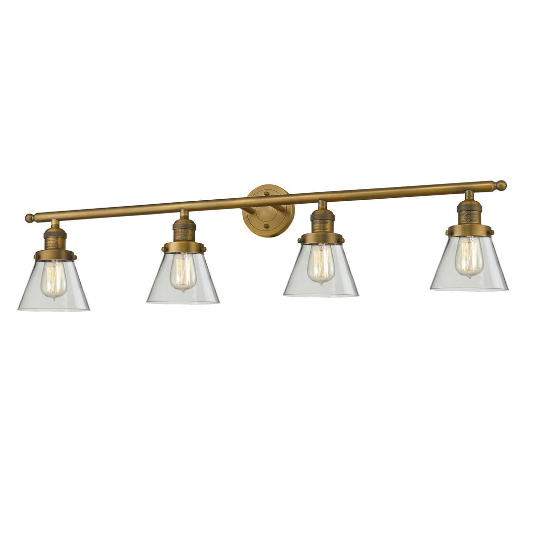 Innovations Franklin Restoration 215-BB-G62 Bath Vanity Light 43 in. wide - Brushed Brass