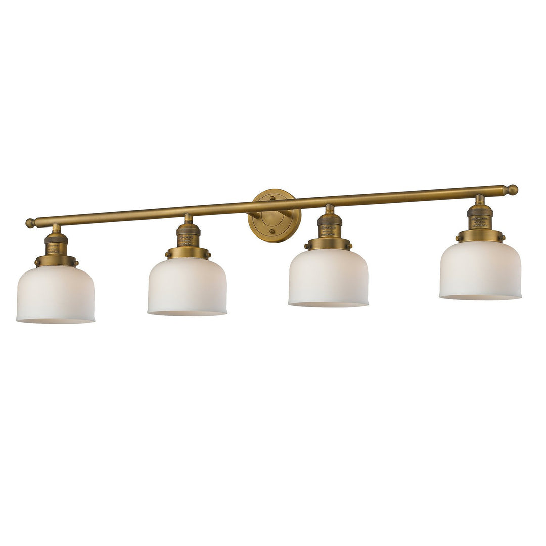 Innovations Franklin Restoration 215-BB-G71 Bath Vanity Light 44 in. wide - Brushed Brass