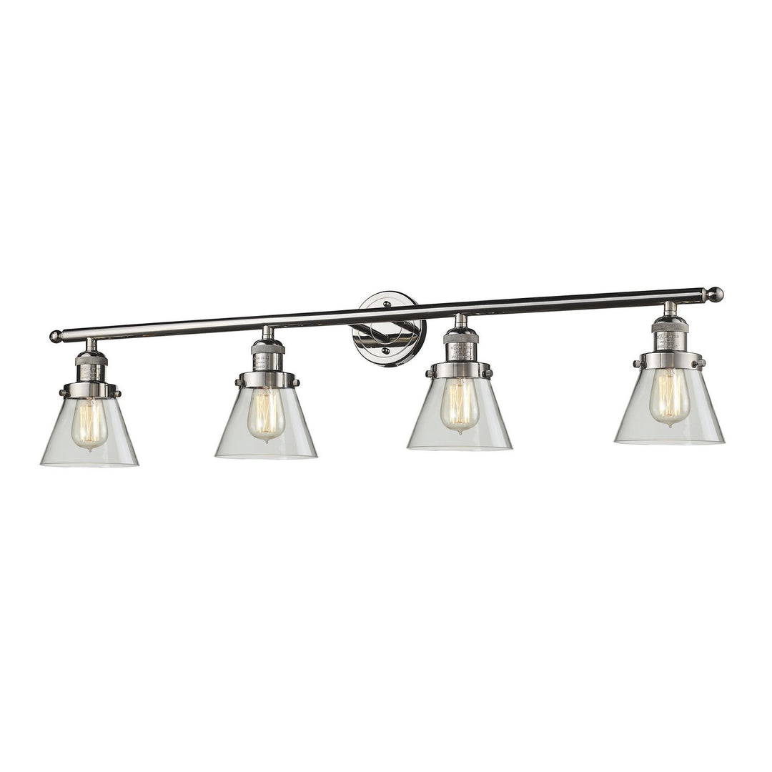 Innovations Franklin Restoration 215-PN-G62 Bath Vanity Light 43 in. wide - Polished Nickel