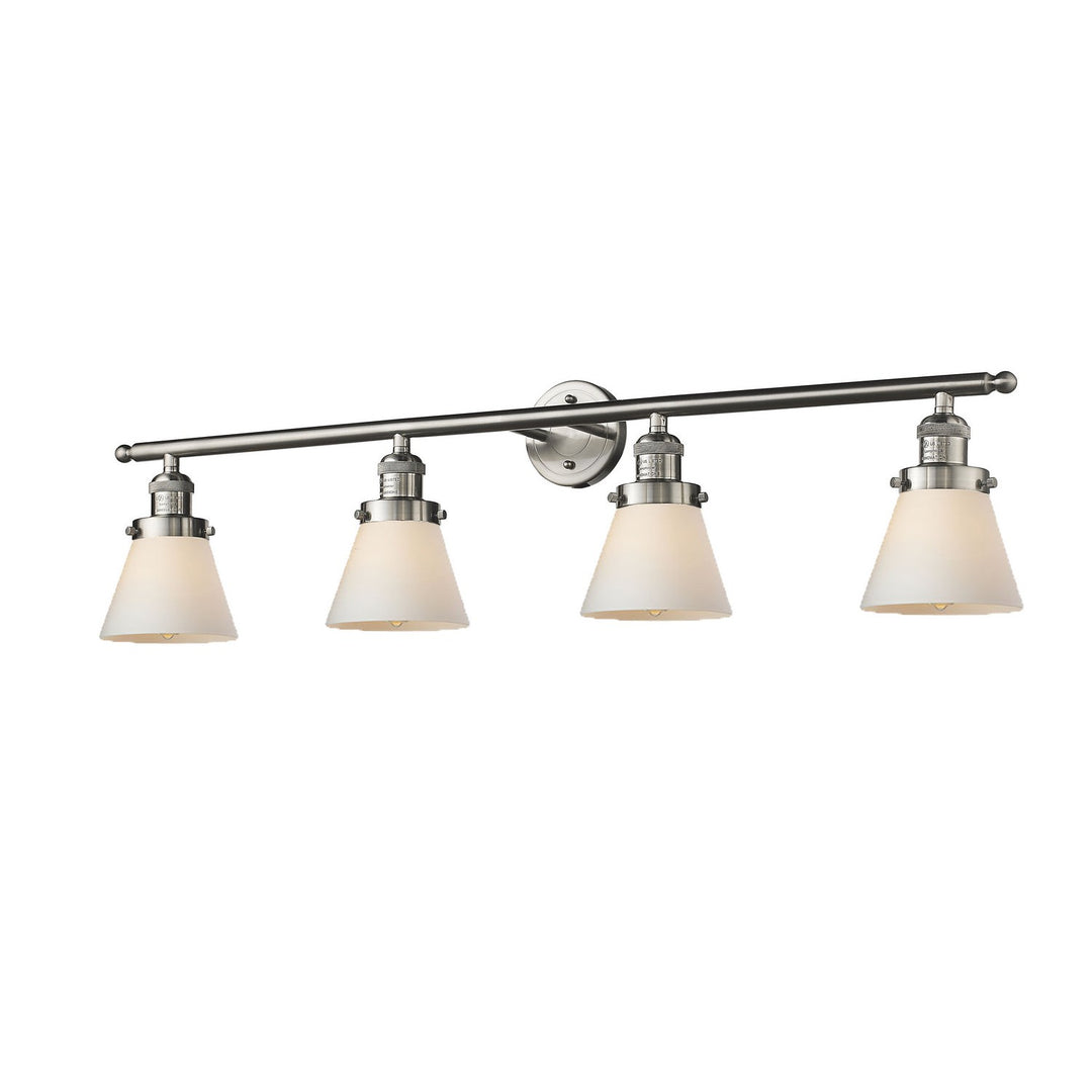 Innovations Franklin Restoration 215-SN-G61 Bath Vanity Light 43 in. wide - Brushed Satin Nickel