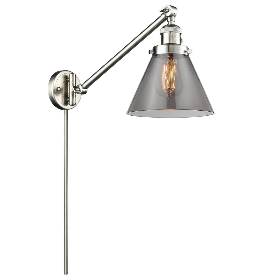 Innovations Lighting 237-SN-G43  Franklin Restoration Lamp Brushed Satin Nickel