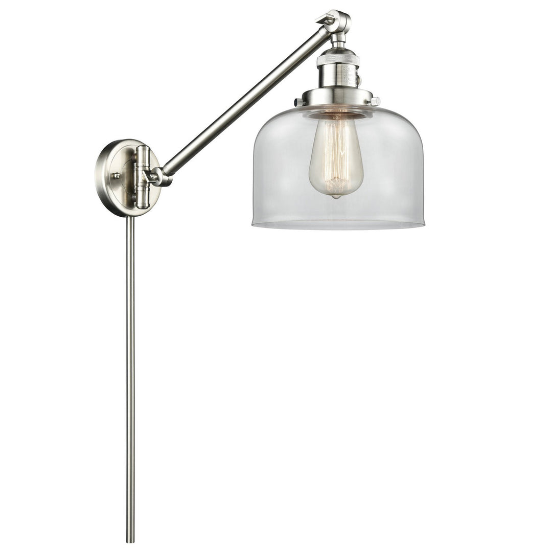 Innovations Lighting 237-SN-G72  Franklin Restoration Lamp Brushed Satin Nickel