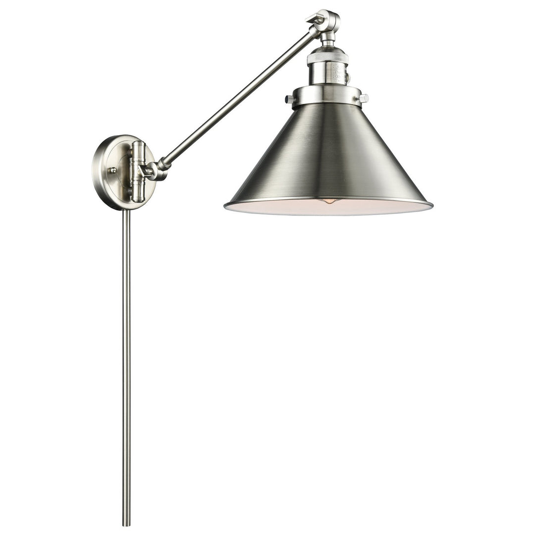 Innovations Lighting 237-SN-M10  Briarcliff Lamp Brushed Satin Nickel